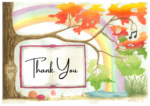 'Thank you' Card Pack (5)