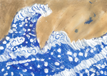 Wave postcard